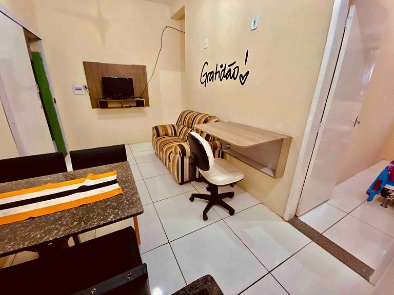 Flat 1 com Cobertura no Caminho da PRAIA