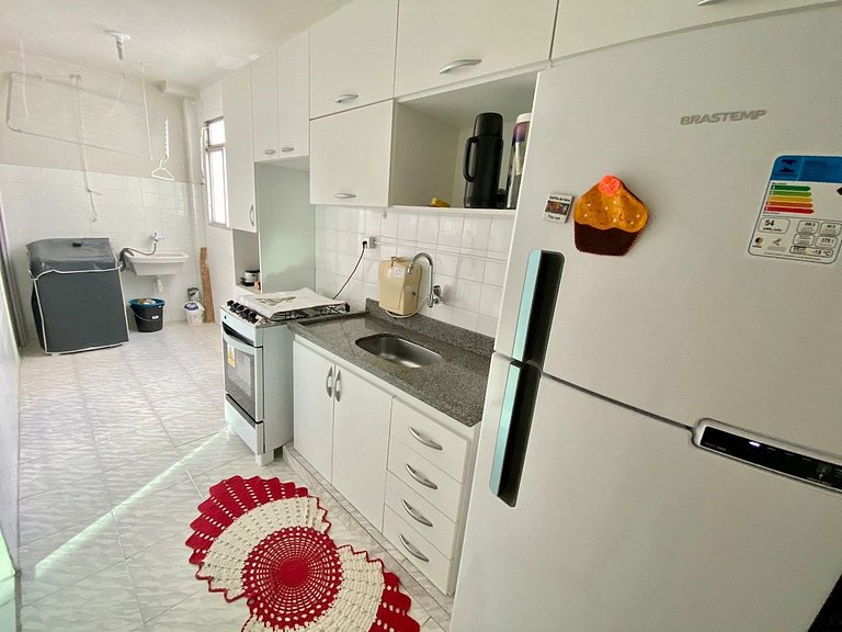 Apt com Ar, 2/4 no Coração da Cidade