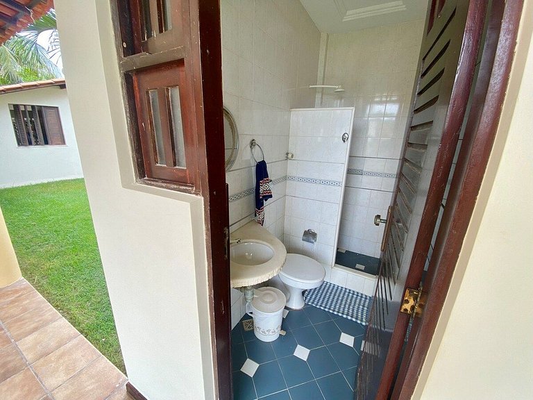 Casa Maravilhosa com AR e PISCINA a 80m da praia