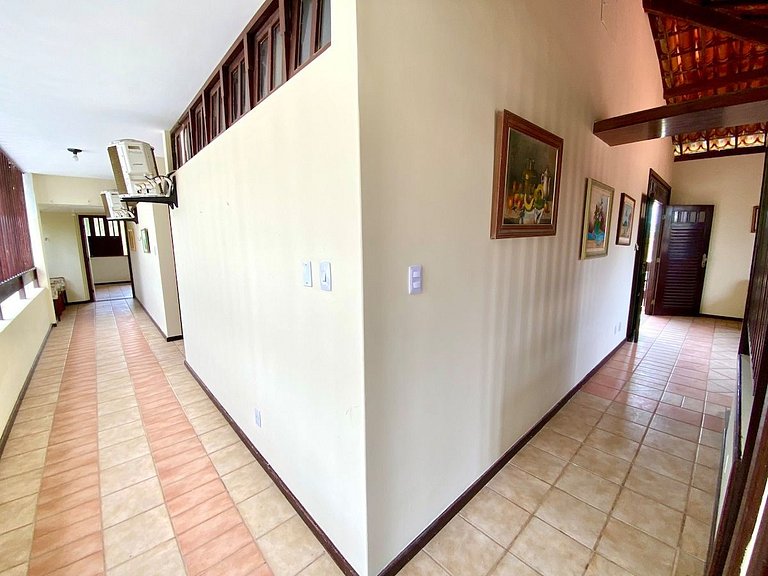 Casa Maravilhosa com AR e PISCINA a 80m da praia