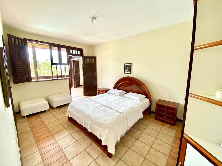 Casa Maravilhosa com AR e PISCINA a 80m da praia
