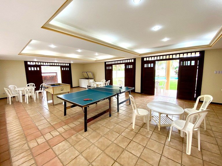 Casa Maravilhosa com AR e PISCINA a 80m da praia