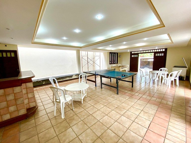 Casa Maravilhosa com AR e PISCINA a 80m da praia
