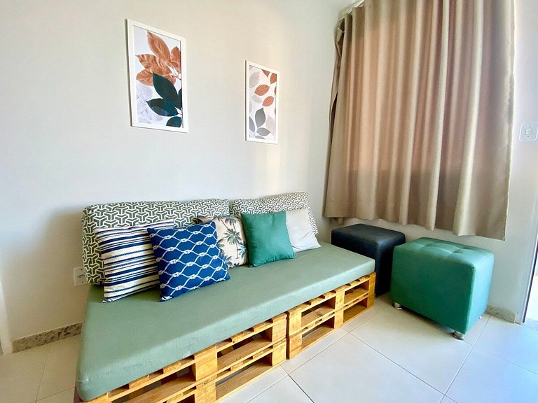 Apartamento 06 com Ar a 300m da ORLA de Atalaia