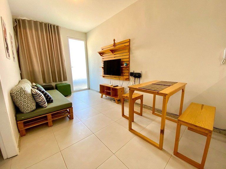 Apartamento 06 com Ar a 300m da ORLA de Atalaia