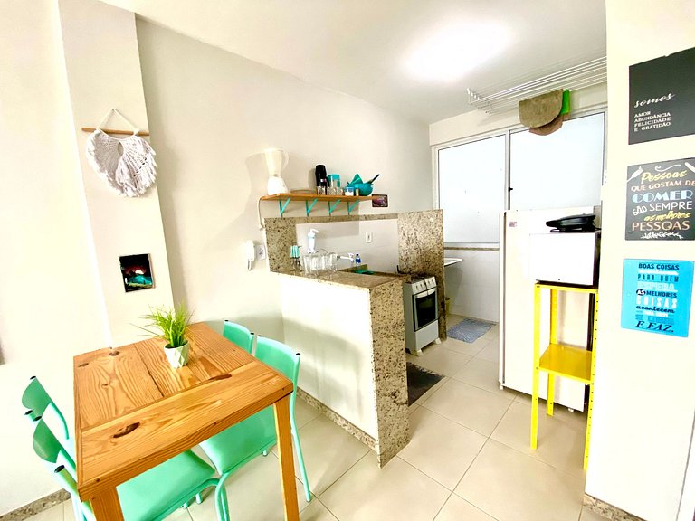 Apartamento 02 com Ar a 300m da ORLA de Atalaia