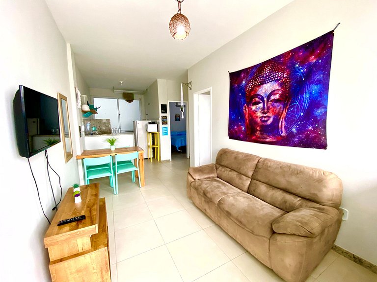 Apartamento 02 com Ar a 300m da ORLA de Atalaia