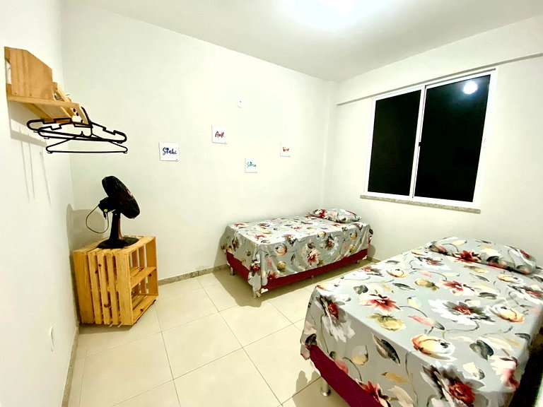 Apartamento 02 com Ar a 300m da ORLA de Atalaia