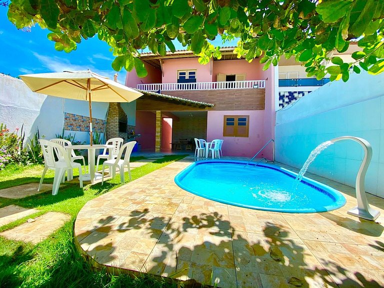 Casa Rústica na Praia da Caueira com Vista Mar
