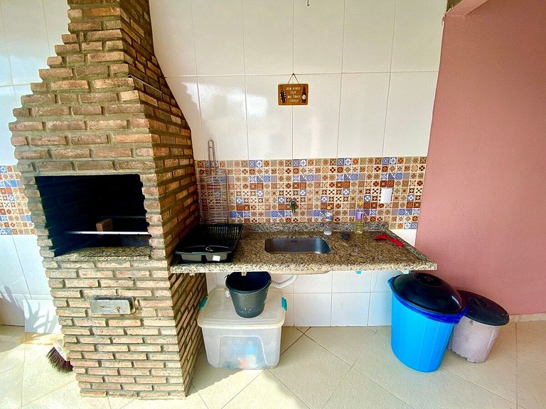Casa Rústica na Praia da Caueira com Vista Mar