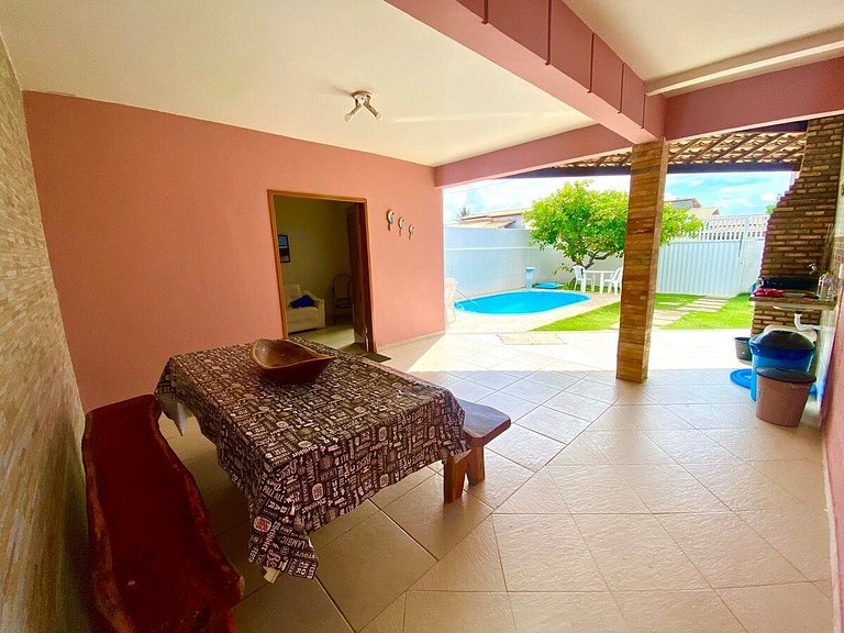 Casa Rústica na Praia da Caueira com Vista Mar