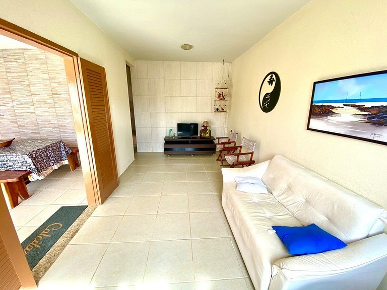 Casa Rústica na Praia da Caueira com Vista Mar
