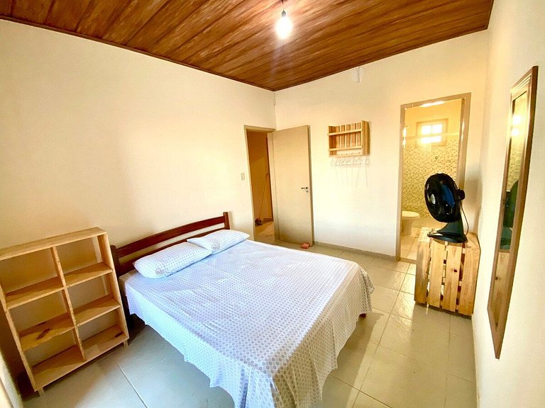 Casa Rústica na Praia da Caueira com Vista Mar