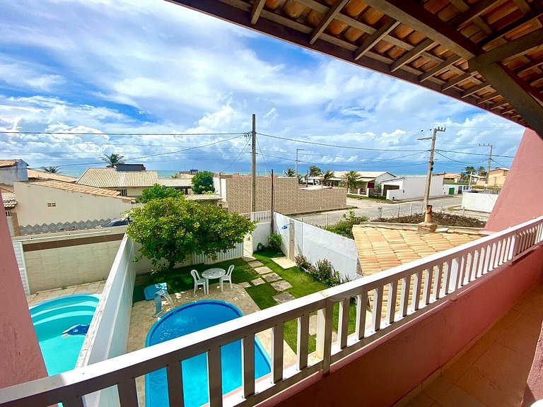 Casa Rústica na Praia da Caueira com Vista Mar