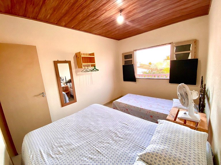 Casa Rústica na Praia da Caueira com Vista Mar