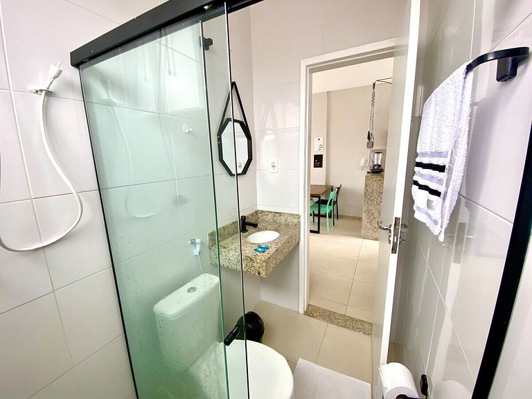 Apartamento 08 com AR a 350m da Orla de Atalaia