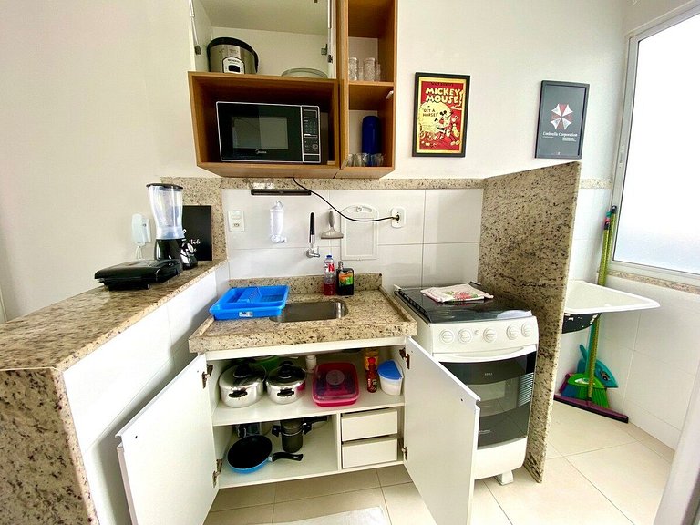 Apartamento 08 com AR a 350m da Orla de Atalaia