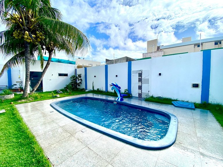 Casa com Piscina e Vista Mar na Orla de Atalaia