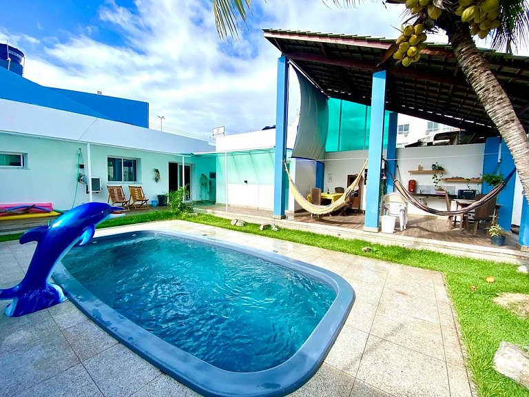 Casa com Piscina e Vista Mar na Orla de Atalaia