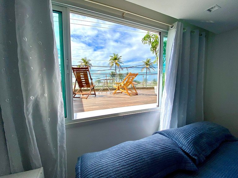 Casa com Piscina e Vista Mar na Orla de Atalaia