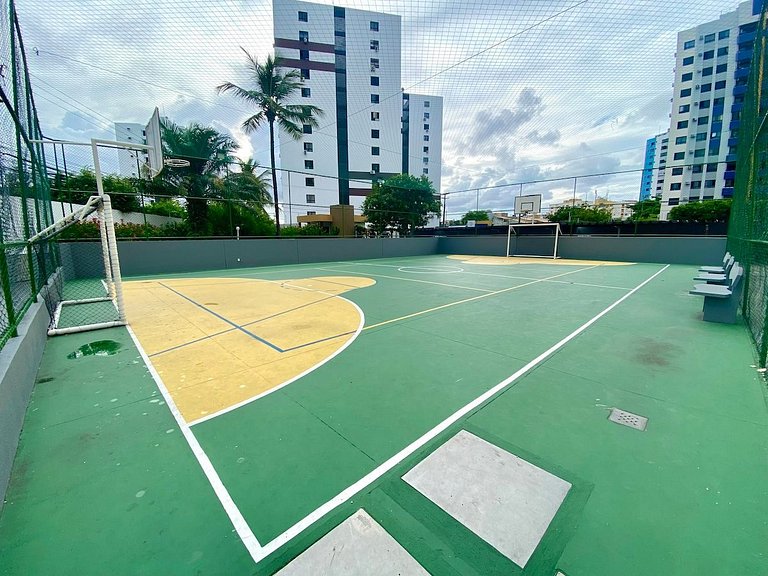 Apartamento 3/4 com AR a 200m do Shopping Jardins