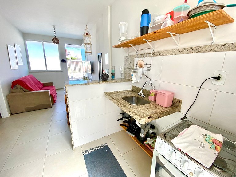 Apartamento 04 com Ar a 300m da ORLA de Atalaia