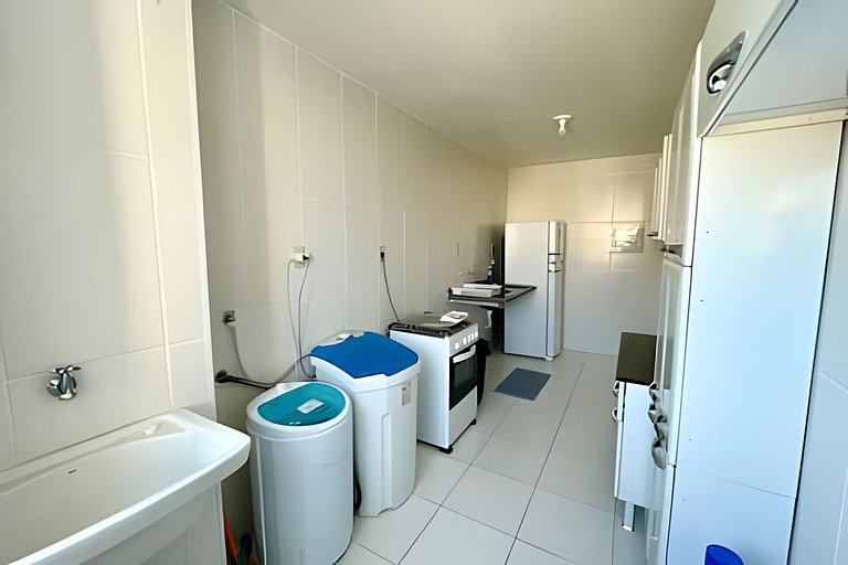 Apartamento com Ar a 7 minutos da Praia da Aruana