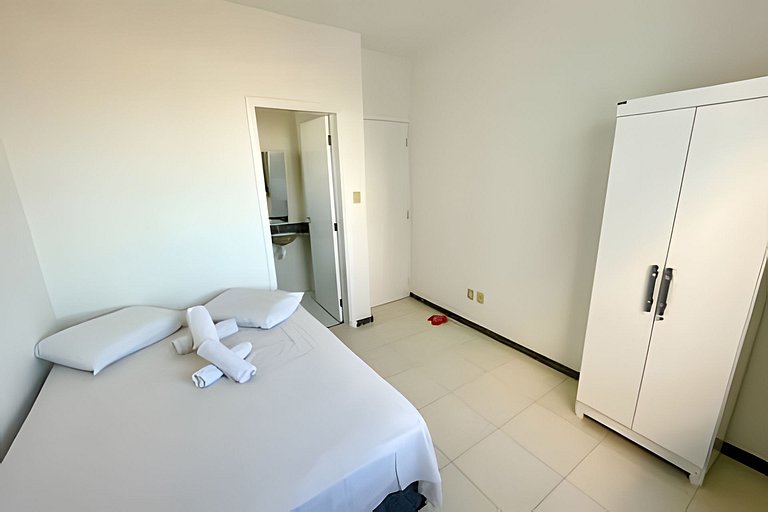 Apartamento com Ar a 7 minutos da Praia da Aruana