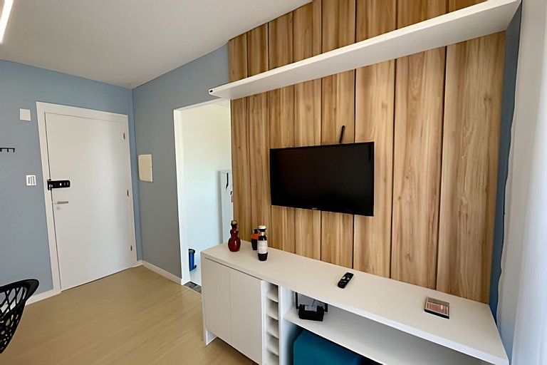 Apartamento com Ar a 7 minutos da Praia da Aruana