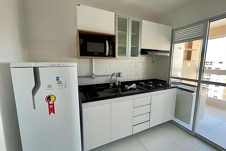 Apartamento com Ar a 7 minutos da Praia da Aruana
