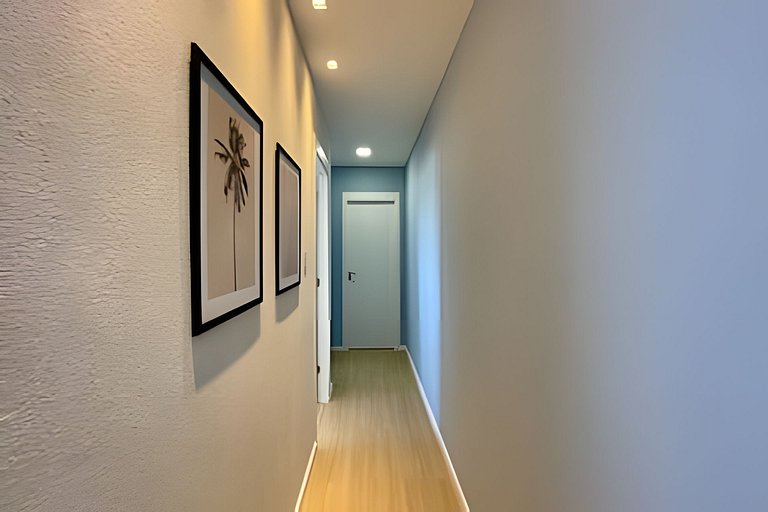 Apartamento com Ar a 7 minutos da Praia da Aruana
