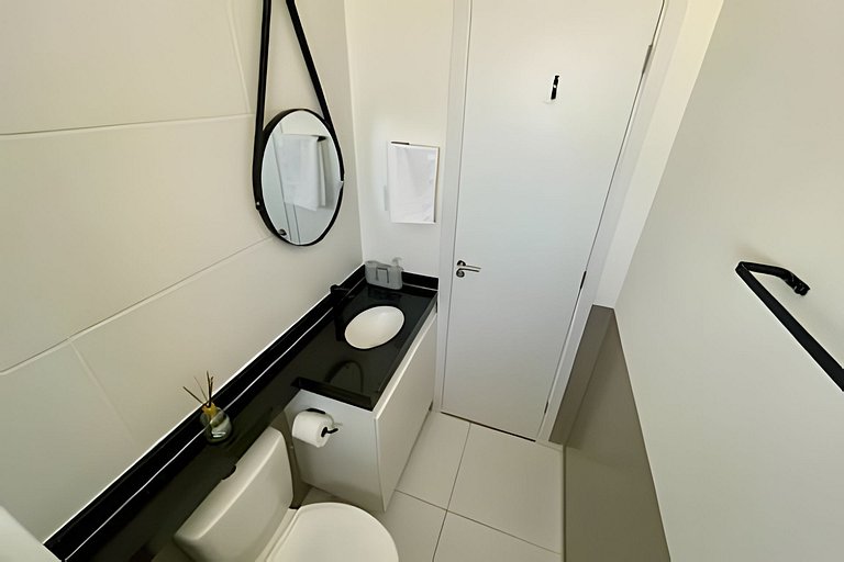 Apartamento com Ar a 7 minutos da Praia da Aruana