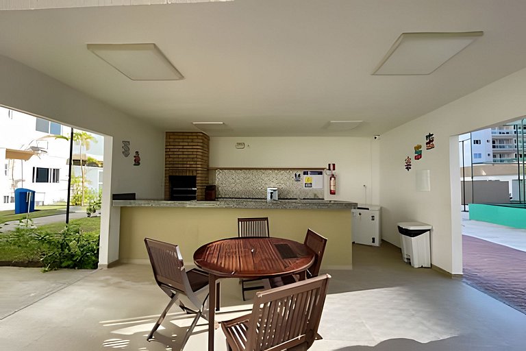 Apartamento com Ar a 7 minutos da Praia da Aruana