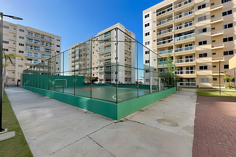 Apartamento com Ar a 7 minutos da Praia da Aruana