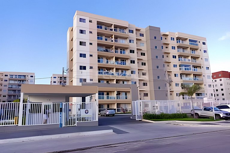 Apartamento com Ar a 7 minutos da Praia da Aruana