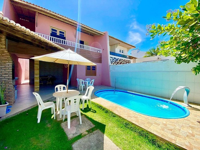 Casa Rústica na Praia da Caueira com Vista Mar
