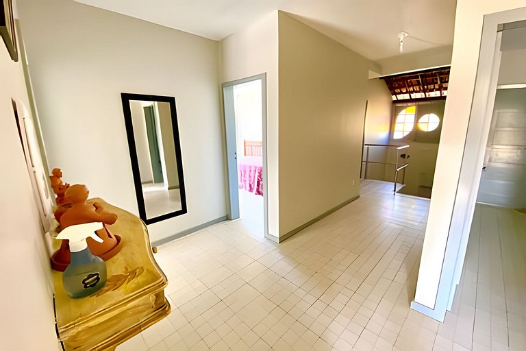 Casa Vista Mar 5/4 c/ AR a 200m da Praia de Aruana