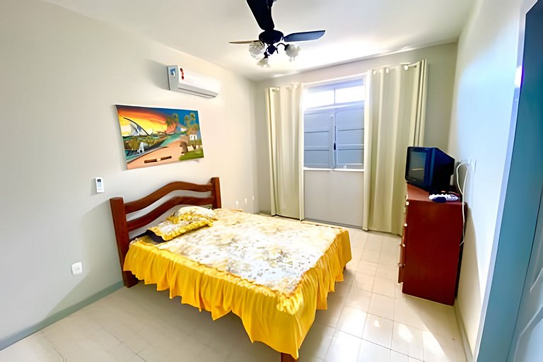 Casa Vista Mar 5/4 c/ AR a 200m da Praia de Aruana