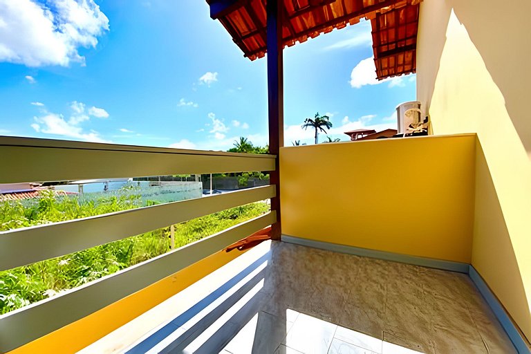 Casa Vista Mar 5/4 c/ AR a 200m da Praia de Aruana