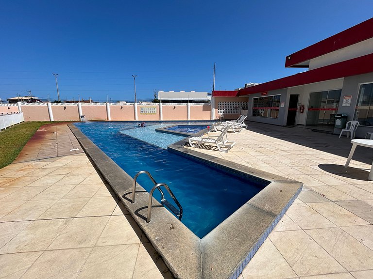 Apartamento com Ar a 7 minutos da Praia da Aruana