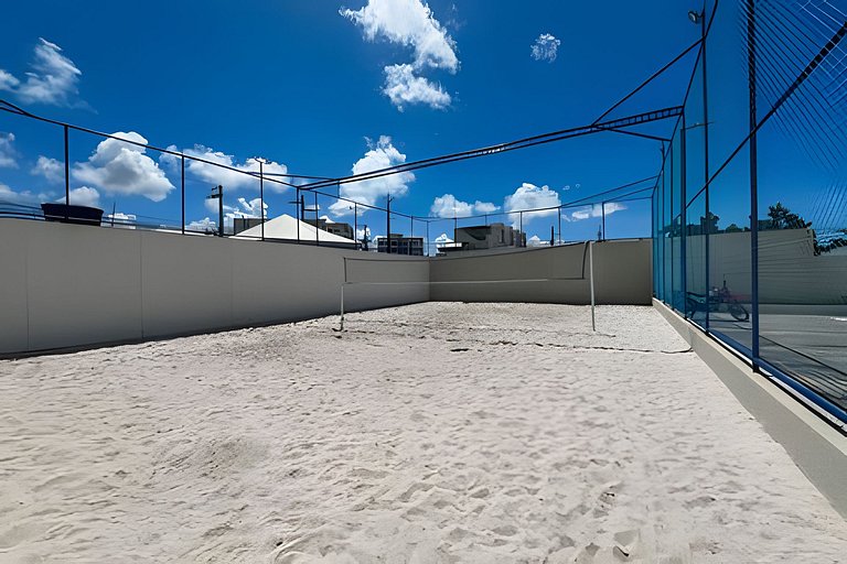 Apto 2/4 com AR a 7min da Praia de Aruana