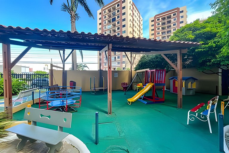 Apto 2/4 com AR a 5 min do Shopping Jardins