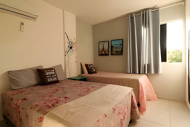 Apto aconchegante em Mangabeiras perto da praia