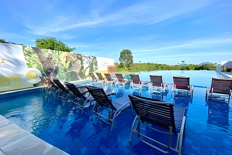 Apartamento no Eco Resort Quinta Santa Bárbara