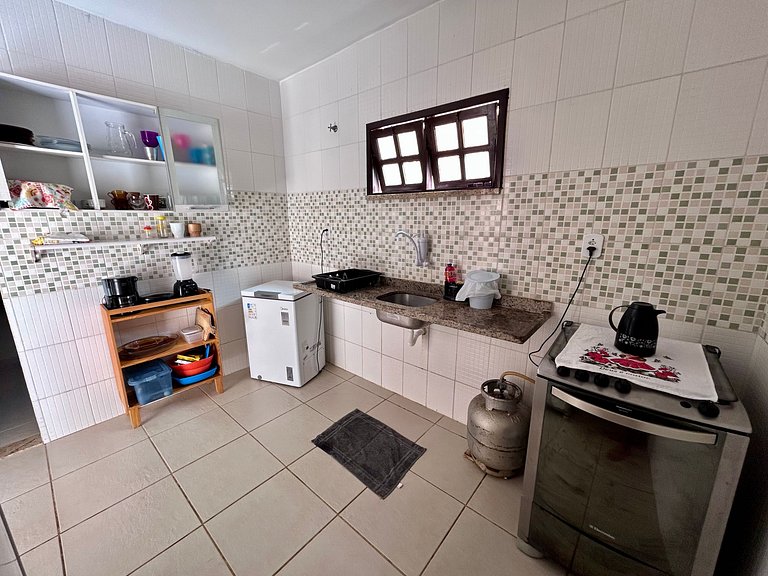 Casa Rústica na Praia da Caueira com Vista Mar